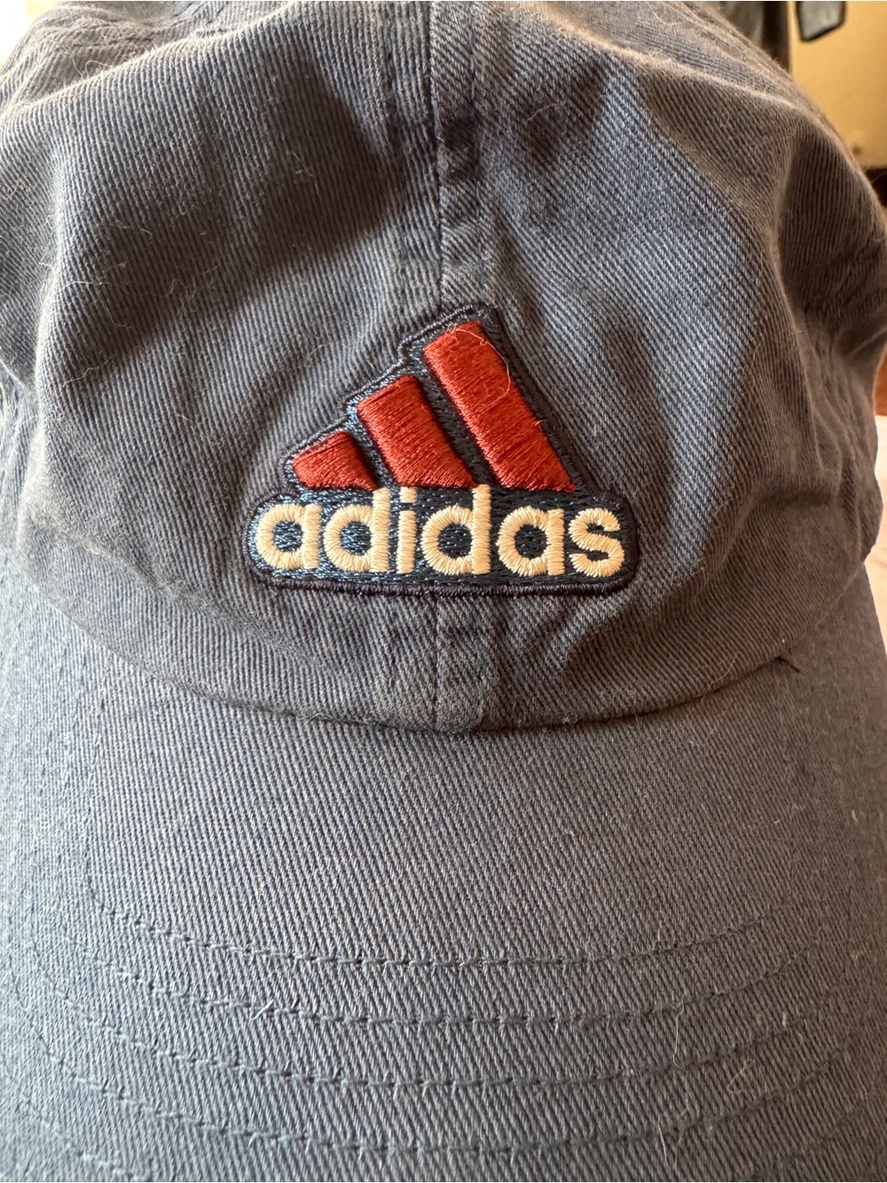 Adidas Navy Cap with Red Logo